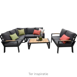 Bank tussen Foxton Antraciet Bois le Duc