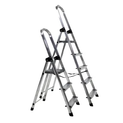 Ladder huishoud basic 6 treden aluminium
