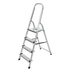 Ladder huishoud 5 treden aluminium pro