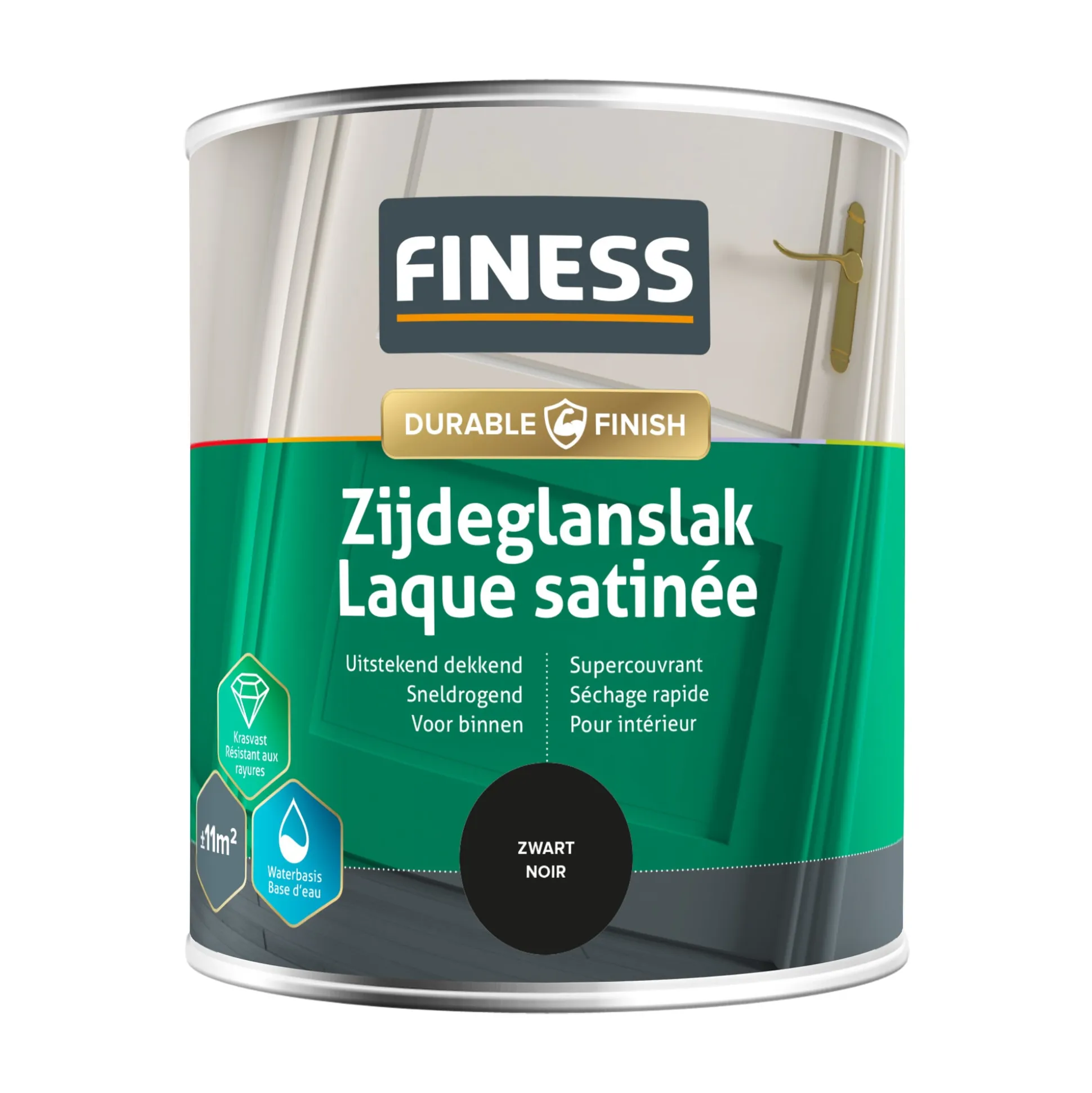Lak waterb ZG zwart 1428 750ml