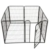 Puppyren 8-hoekig 77x81cm zwart