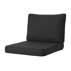 Rib black F115 lounge soft 60x40 rug