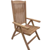 Stoel 5 standen Lotte 11 lats teak