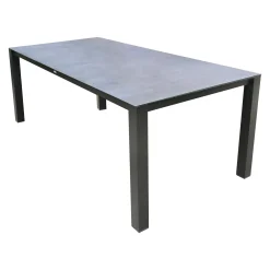 Tafel Ferovia 220x100 cm Antraciet Bois le Duc