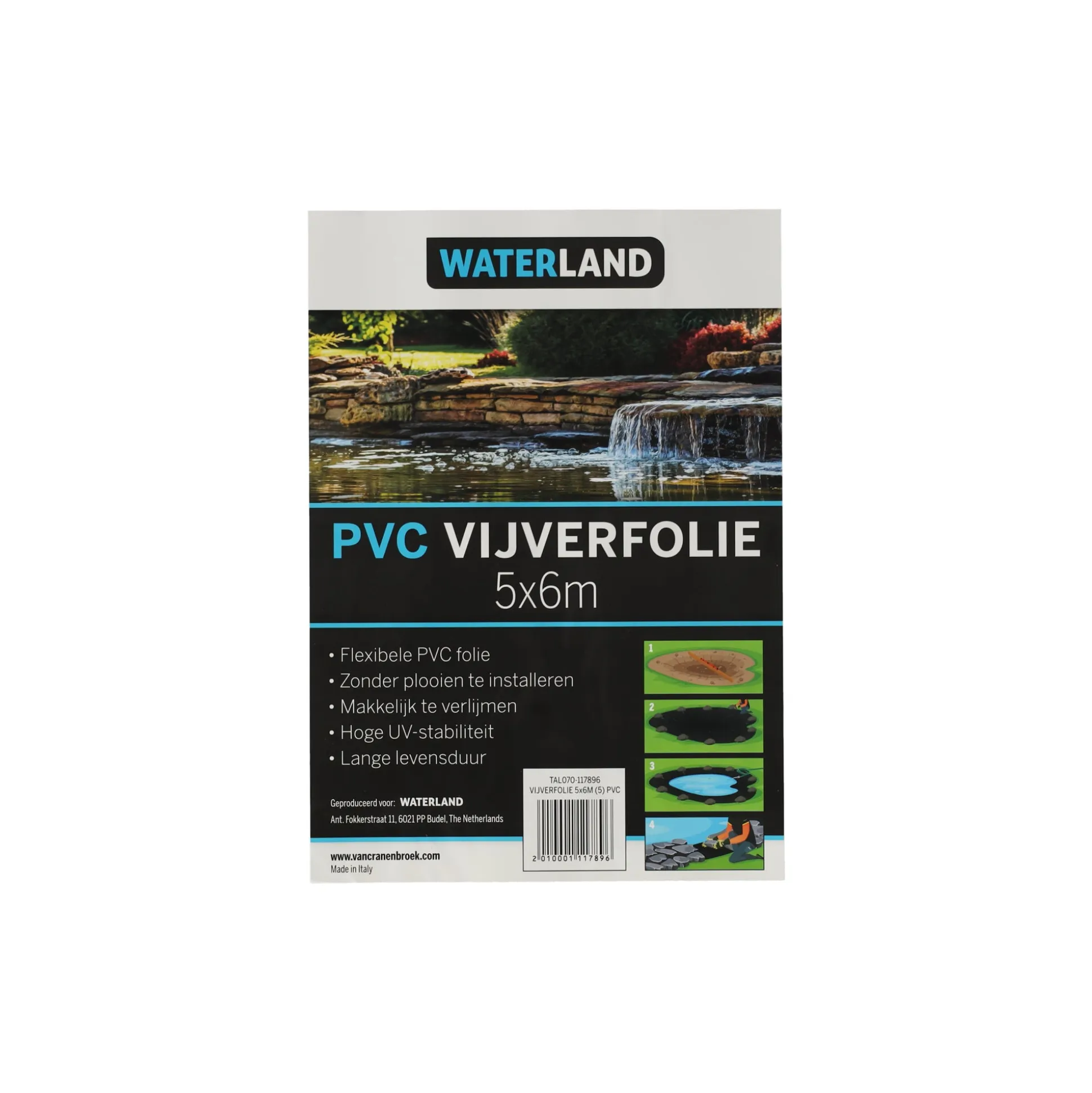 Vijverfolie 5x6M (5) PVC