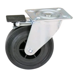 Zwenkwiel met rem ZP63A 160mm